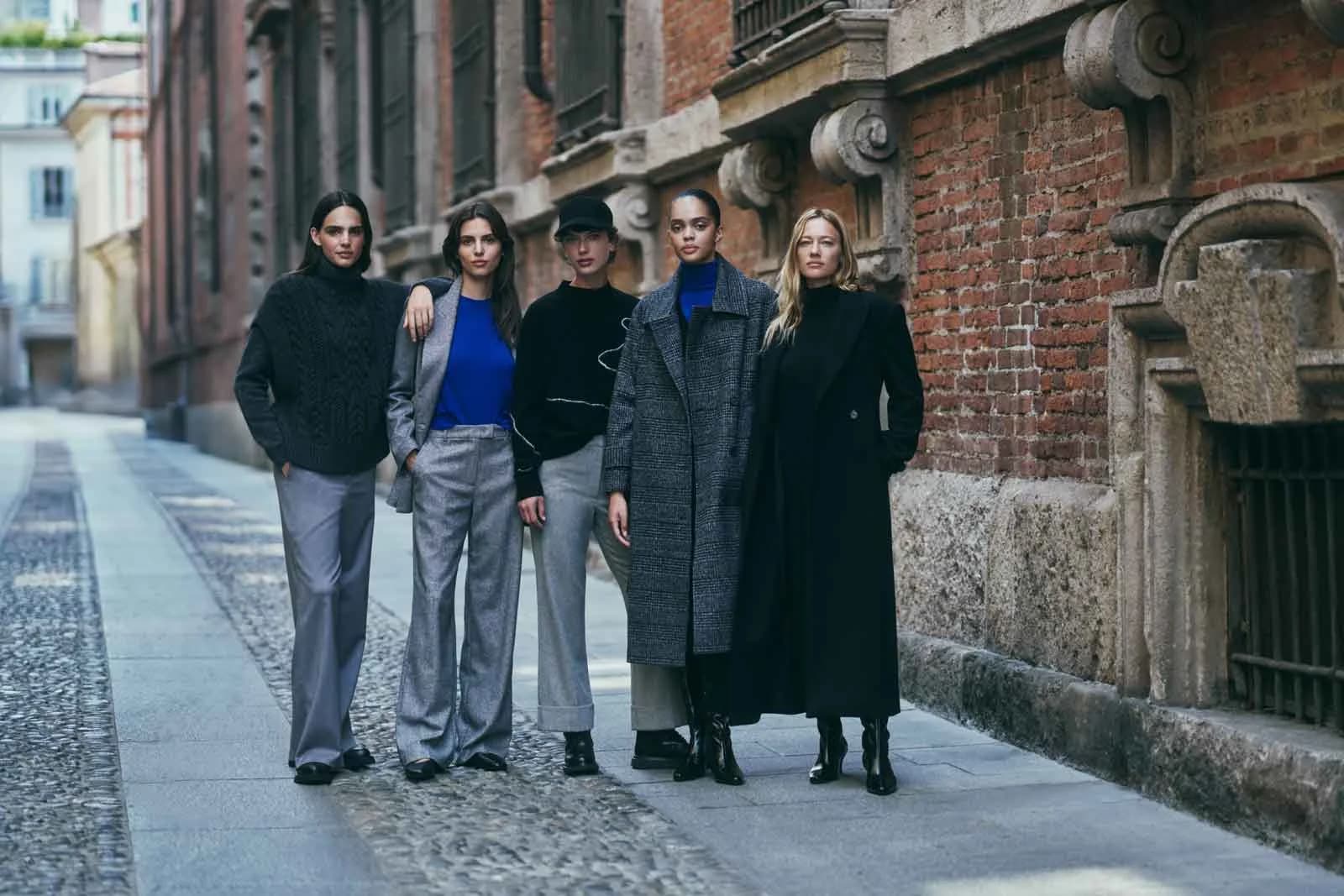 Campagne Stefanel FW24 — look éditorial