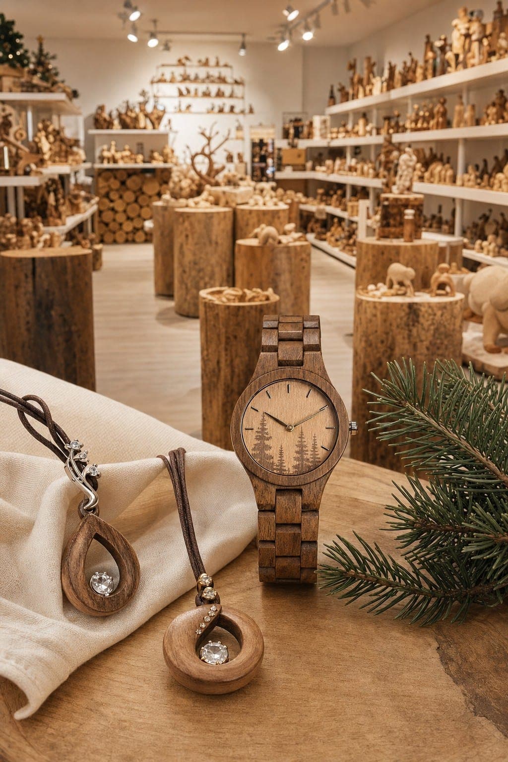 Oggetti e regali in legno della Val Gardena