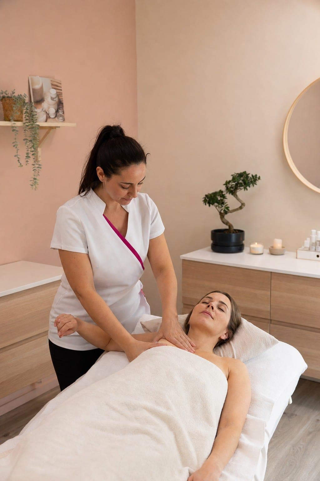 Cabine de soin minceur d'un centre Bodysano