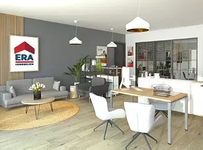 Intérieur d'une agence ERA Immobilier — espace client moderne