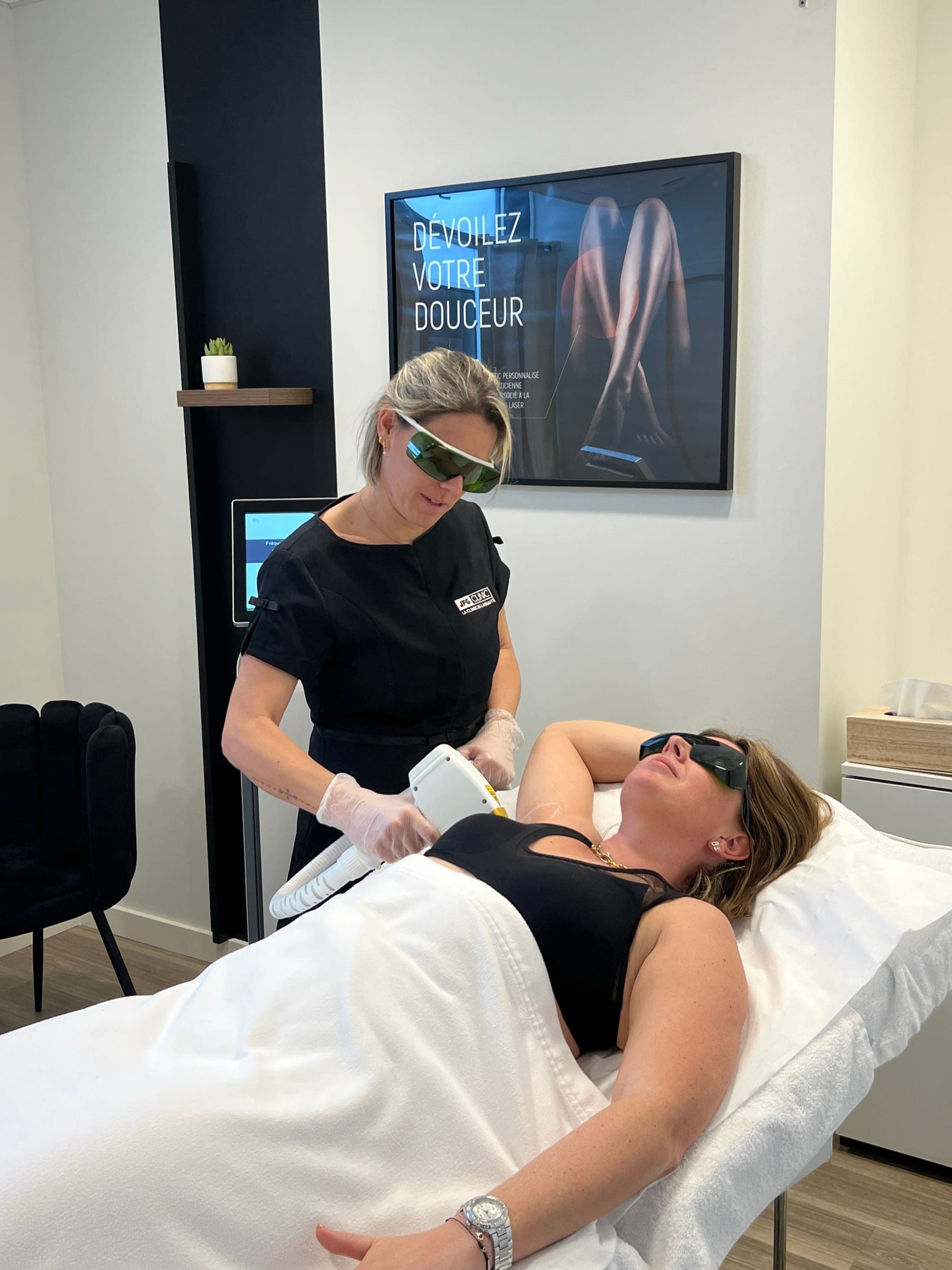 Centre JFG Clinic, soin minceur non-invasif en cabine