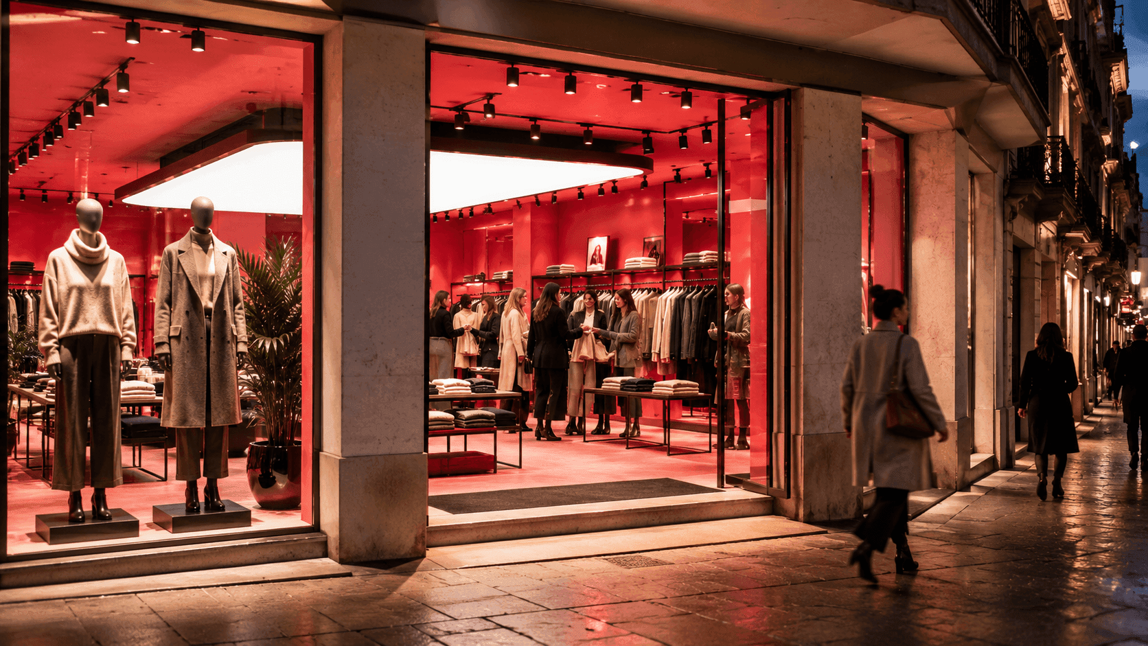 Interno boutique Stefanel