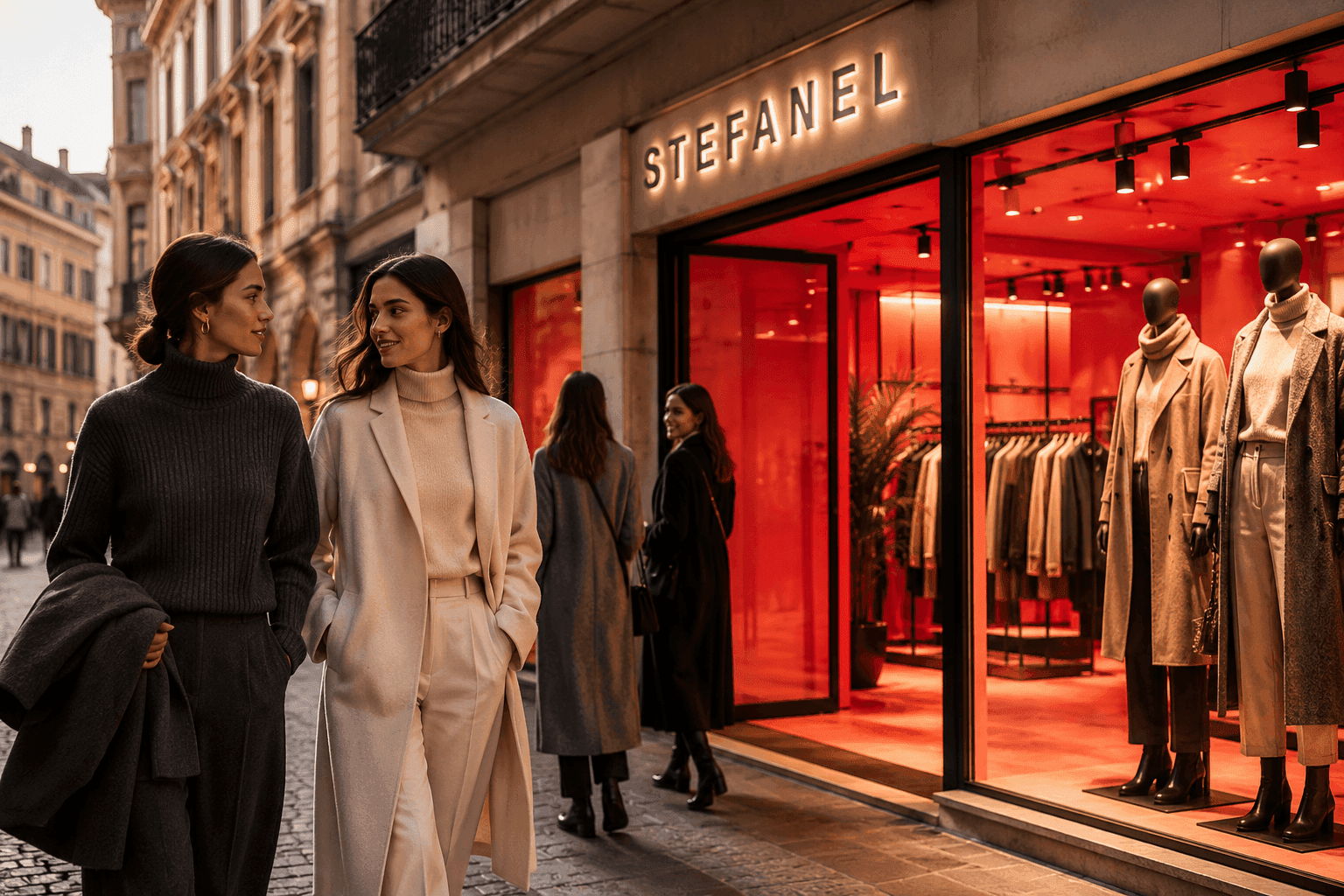 Boutique Stefanel — mode italienne premium